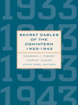 cover image of Secret Cables of the Comintern, 1933-1943